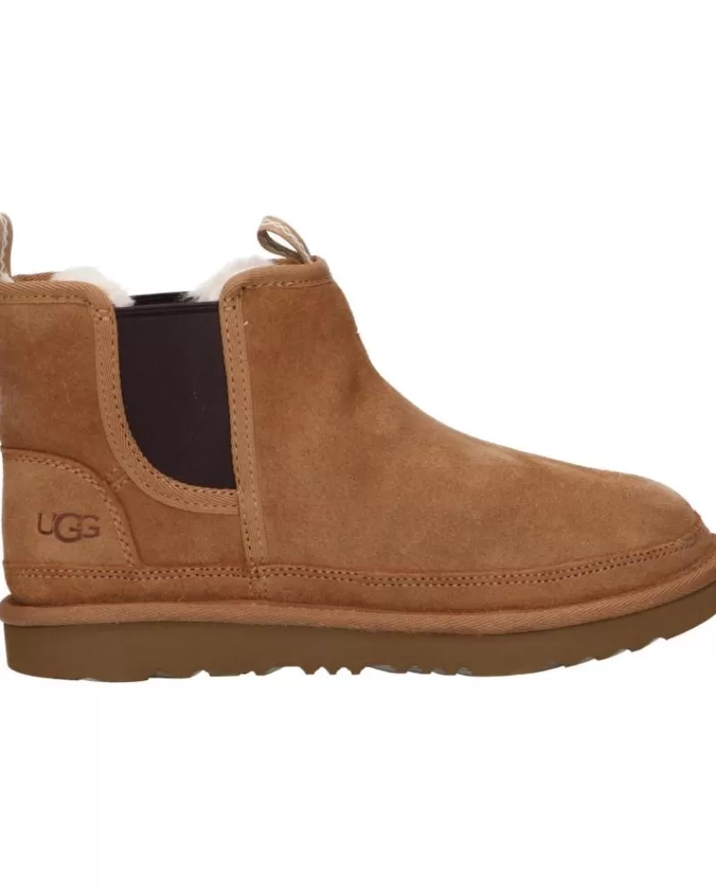 Girl UGG Mid Boots-Woman And Girl Boots 1143706K Neumel Chelsea Chestnut