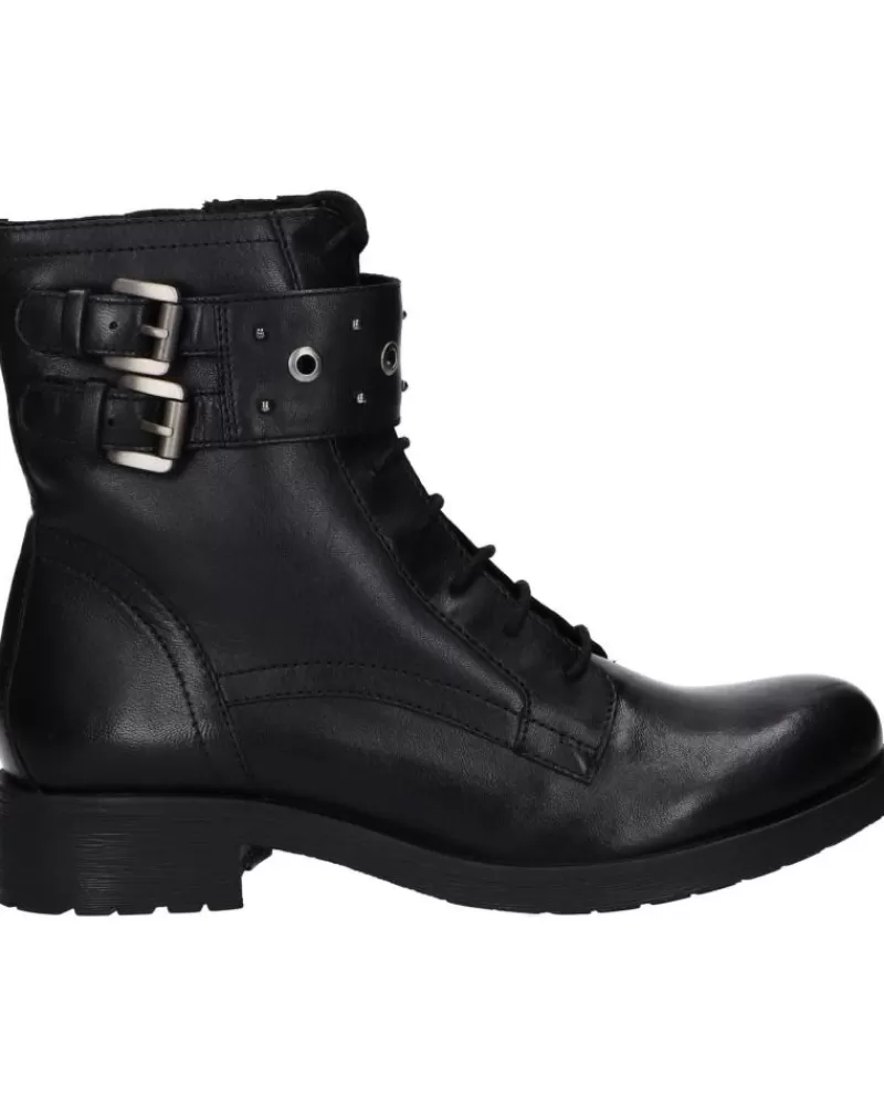 Girl GEOX Mid Boots-Woman And Girl D266Rj 000Tu D Rawelle C9999 Black