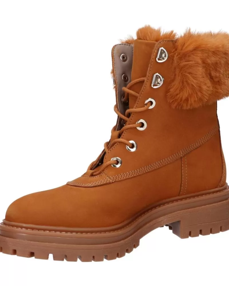 Girl GEOX Mid Boots-Woman And Girl D26Hrt 09Abh D Iridea C6001 Cognac
