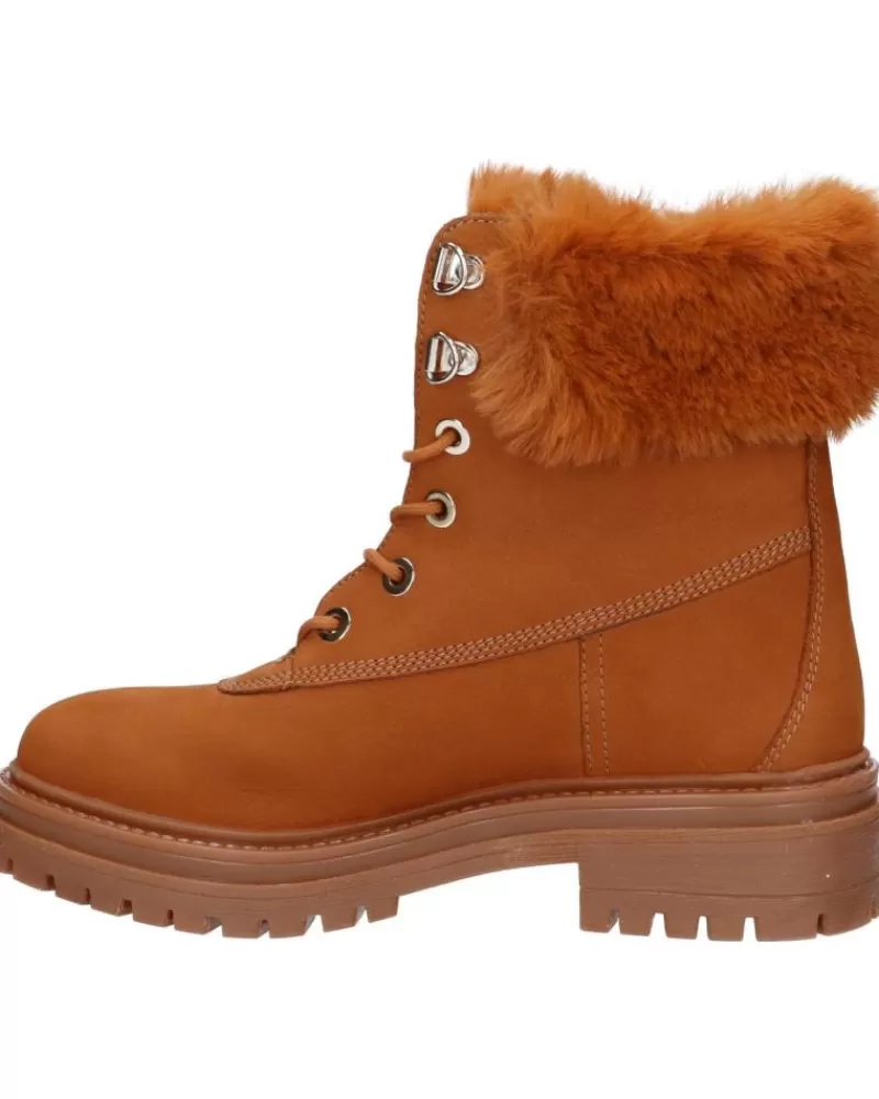 Girl GEOX Mid Boots-Woman And Girl D26Hrt 09Abh D Iridea C6001 Cognac