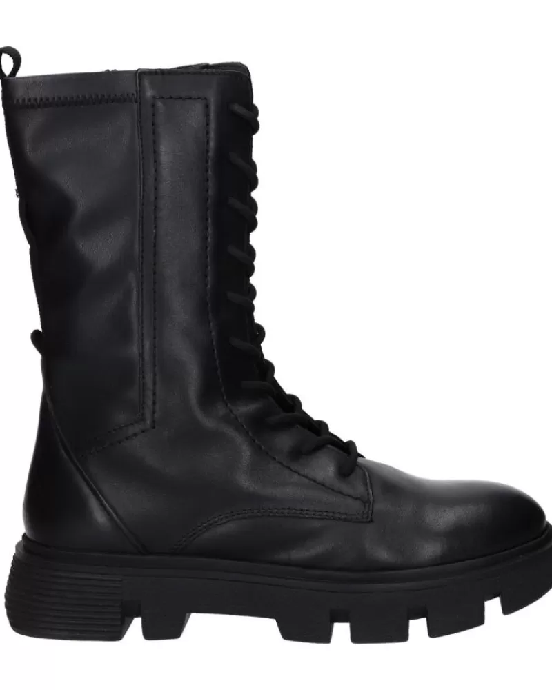 Girl GEOX Mid Boots-Woman And Girl D26Uah 085Kb D Vilde C9999 Black