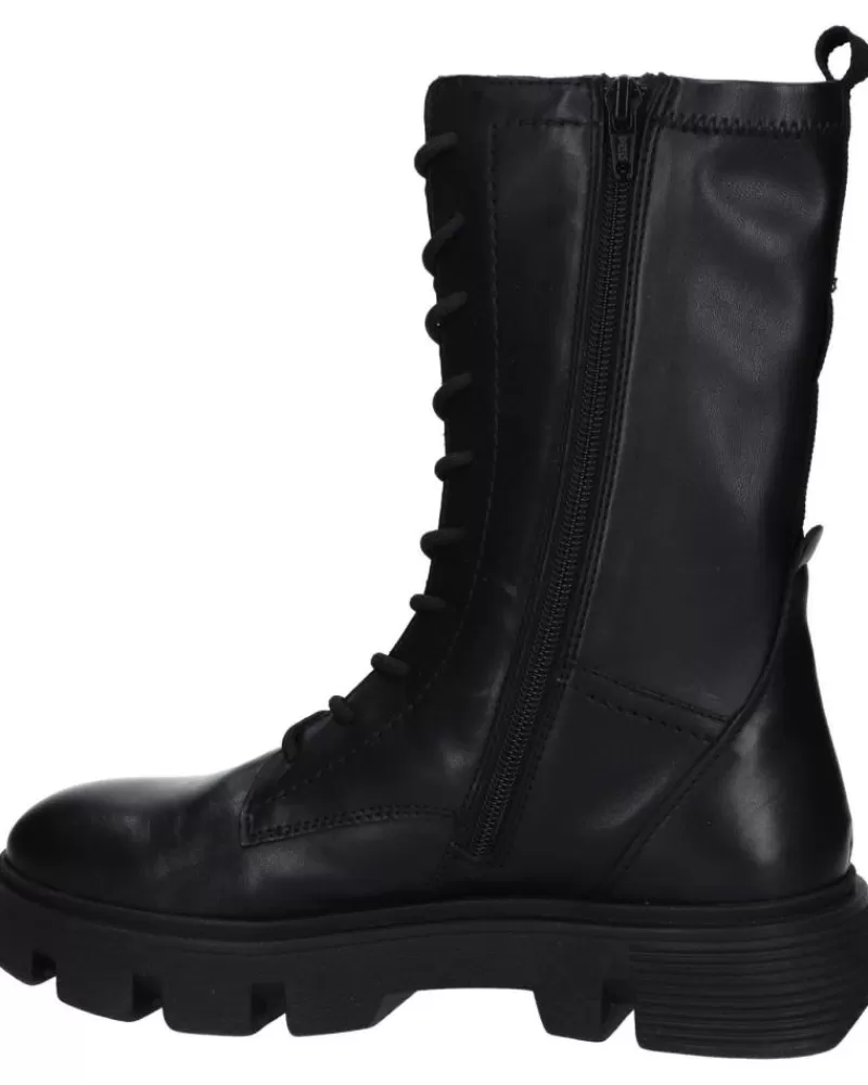 Girl GEOX Mid Boots-Woman And Girl D26Uah 085Kb D Vilde C9999 Black