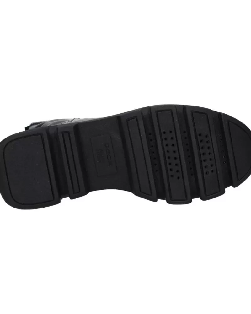 Girl GEOX Mid Boots-Woman And Girl D26Uah 085Kb D Vilde C9999 Black