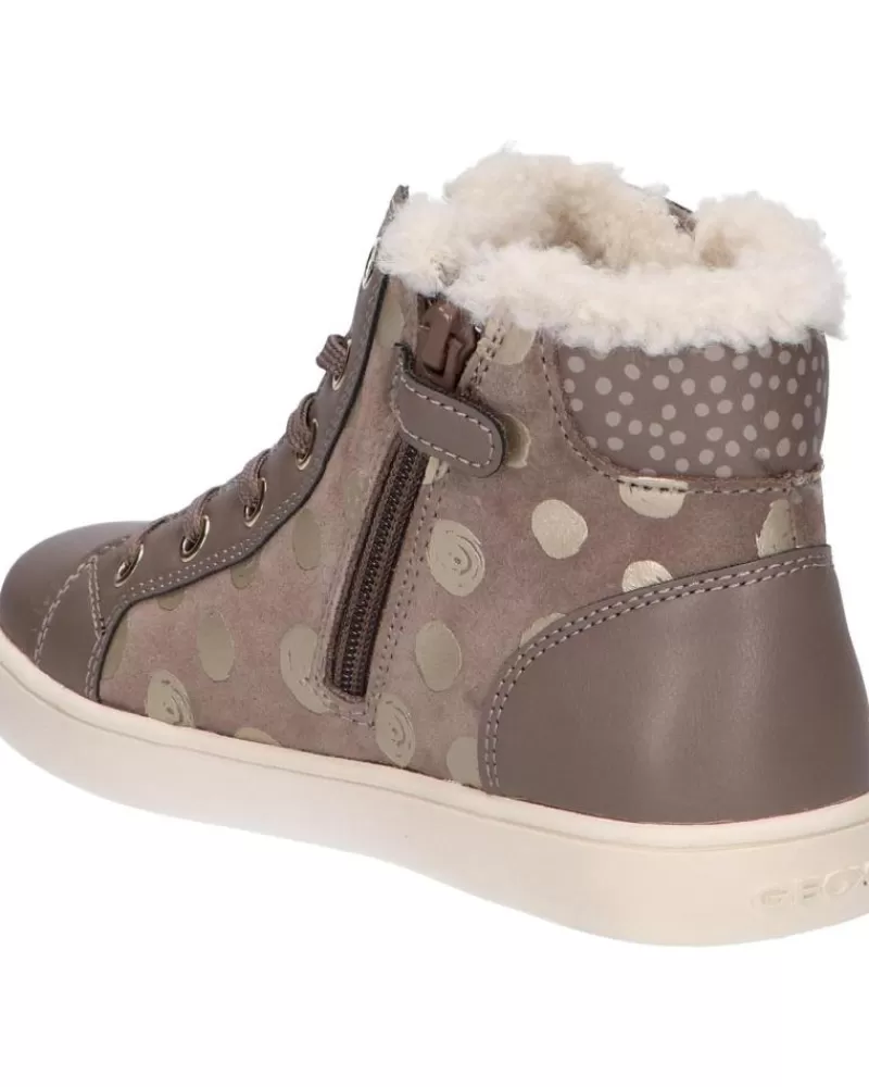 Girl GEOX Trainers-Woman And Girl J16Euc 0Bsbc J Kathe Girl C9006 Smoke Grey