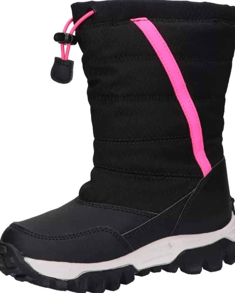 Girl GEOX Mid Boots-Woman And Girl J26Fta 0Fu50 J Himalaya Girl B Ab C0922 Black-Fuchsia