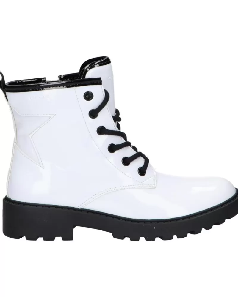 Woman GEOX Woman And Girl J9420G 000Hh J Casey Girl C0404 White-Black