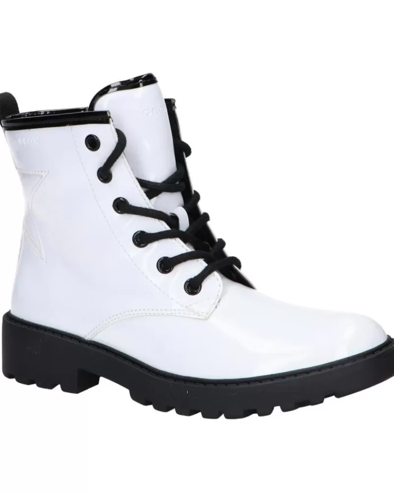 Woman GEOX Woman And Girl J9420G 000Hh J Casey Girl C0404 White-Black