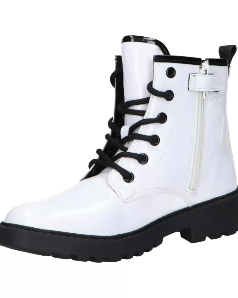 Woman GEOX Woman And Girl J9420G 000Hh J Casey Girl C0404 White-Black