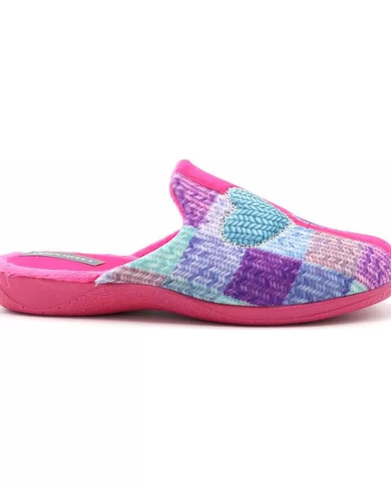 Girl ANTON MOLLA House Slipers-Woman And Girl House Slipers Chinela 2159 Fuxia