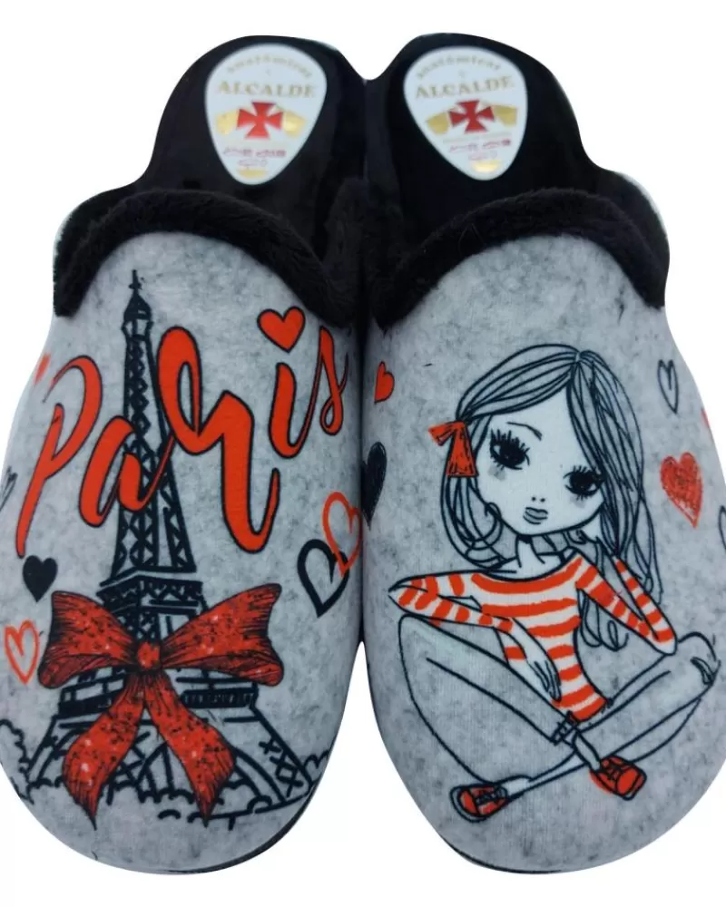 Girl OTRAS MARCAS House Slipers-Woman And Girl House Slipers Zapatilla Casa Negro