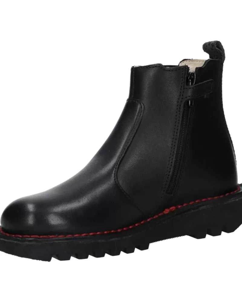 Girl KICKERS Mid Boots-Woman And Girl 911041-30 Kick Yoto Kid 8 Noir