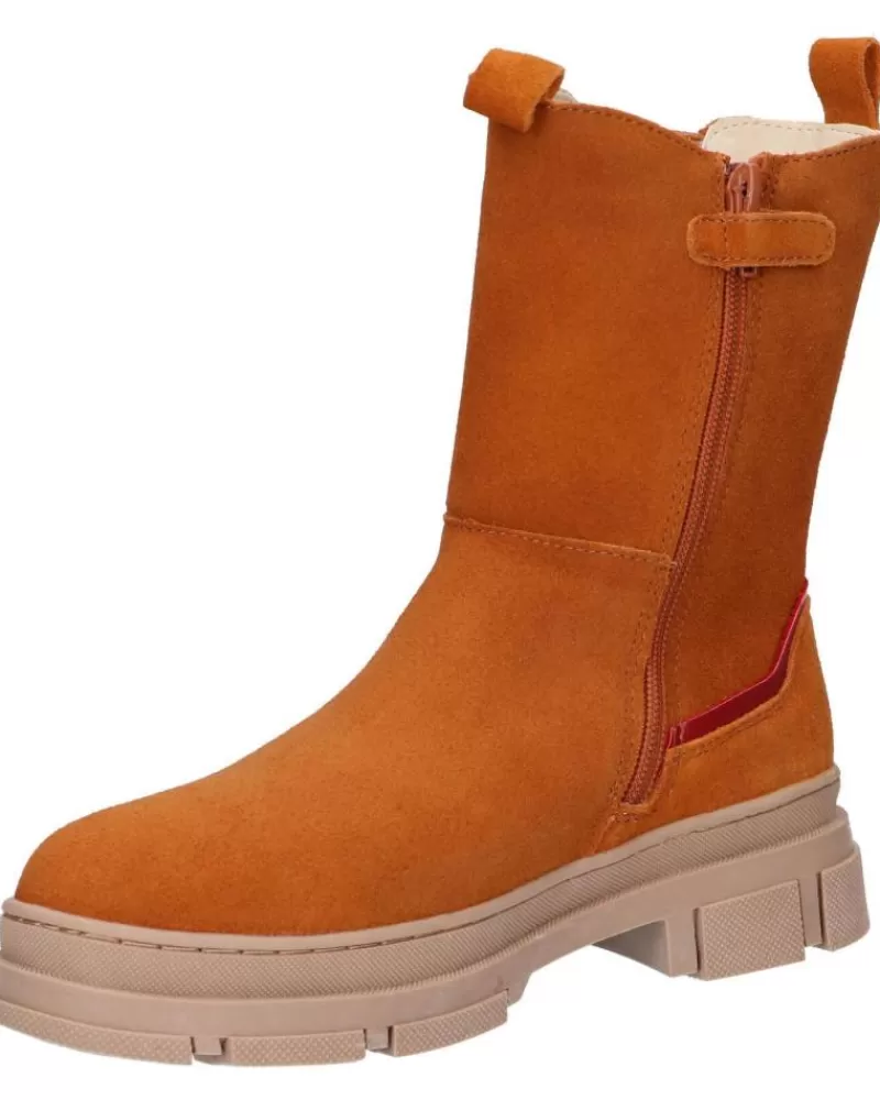 Girl KICKERS Mid Boots-Woman And Girl 947280-30 Kick Goz 116 Camel Rouge