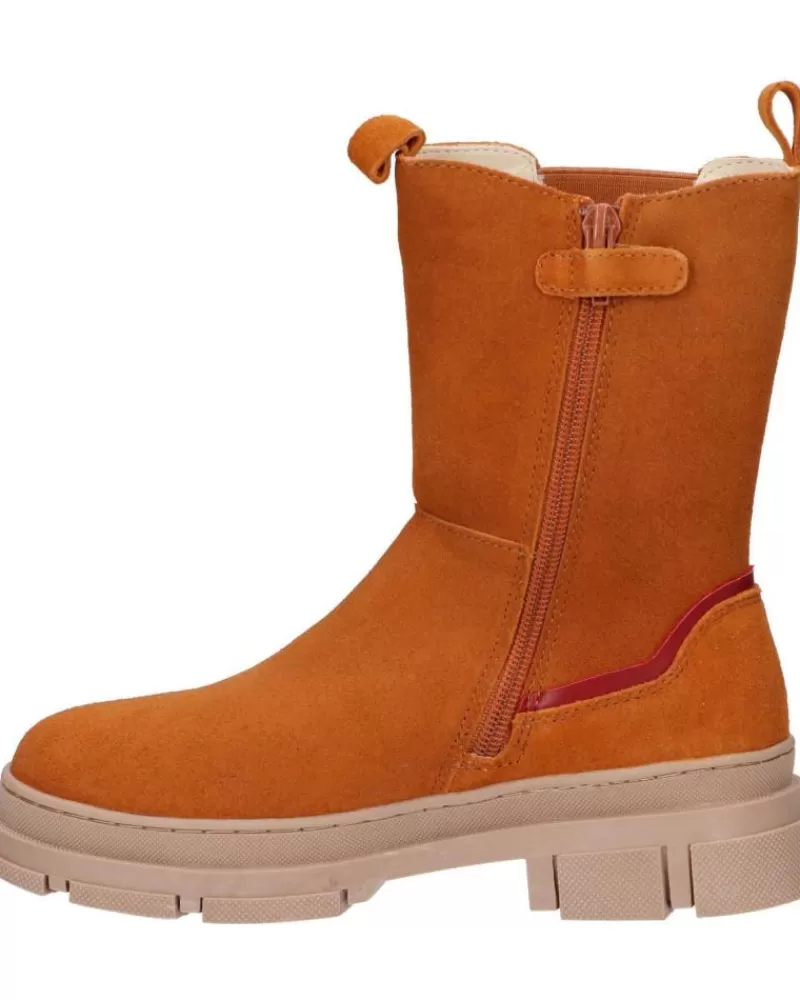 Girl KICKERS Mid Boots-Woman And Girl 947280-30 Kick Goz 116 Camel Rouge