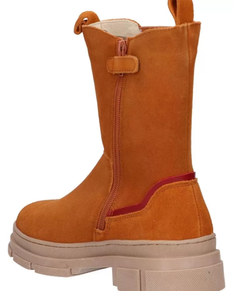 Girl KICKERS Mid Boots-Woman And Girl 947280-30 Kick Goz 116 Camel Rouge