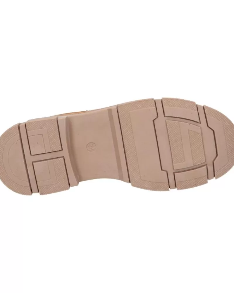 Girl KICKERS Mid Boots-Woman And Girl 947280-30 Kick Goz 116 Camel Rouge