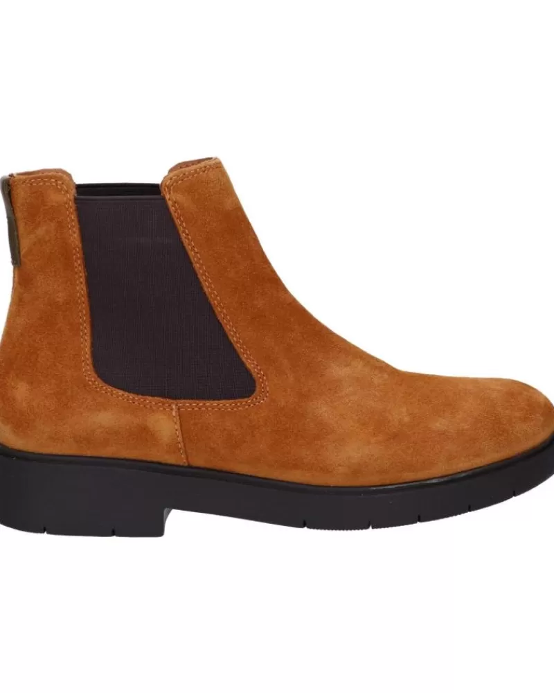 Girl GEOX Mid Boots-Woman And Girl Mid Boots D16Qrc 00023 D Spherica C6001 Cognac
