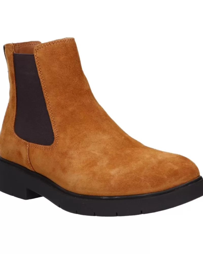 Girl GEOX Mid Boots-Woman And Girl Mid Boots D16Qrc 00023 D Spherica C6001 Cognac