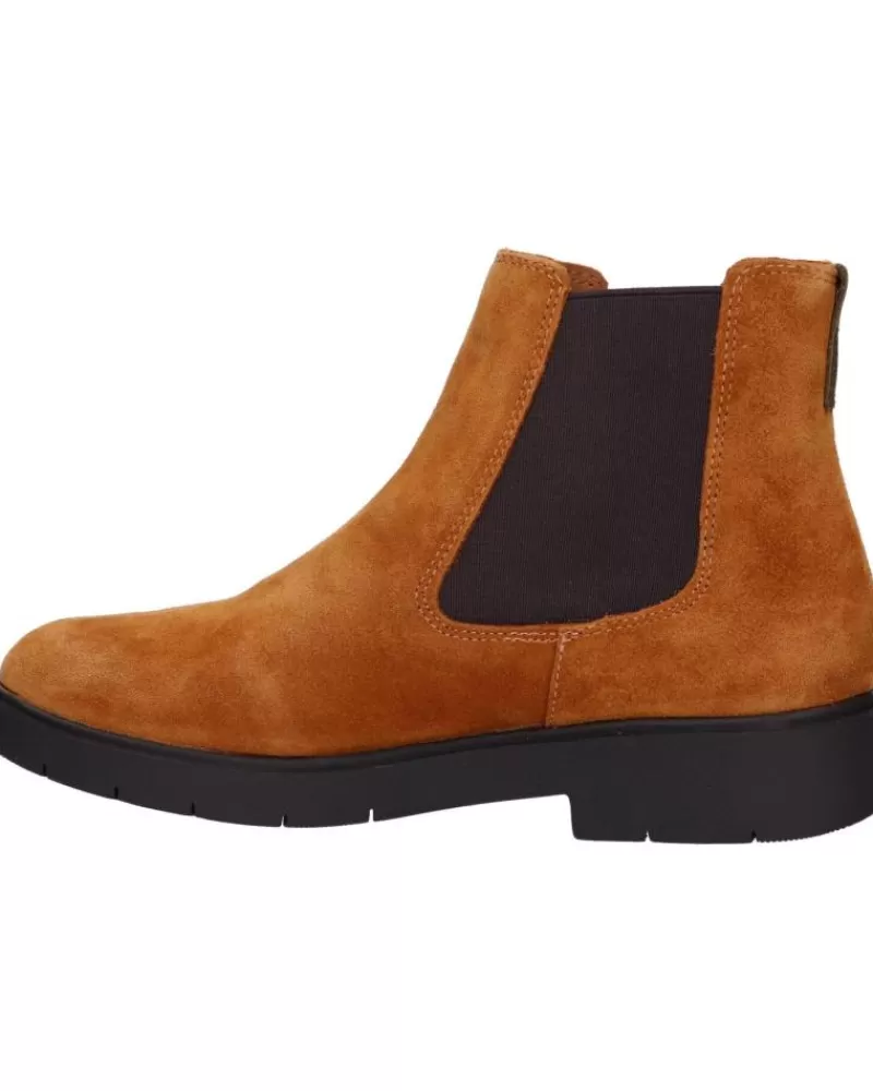 Woman GEOX Woman And Girl Mid Boots D16Qrc 00023 D Spherica C6001 Cognac