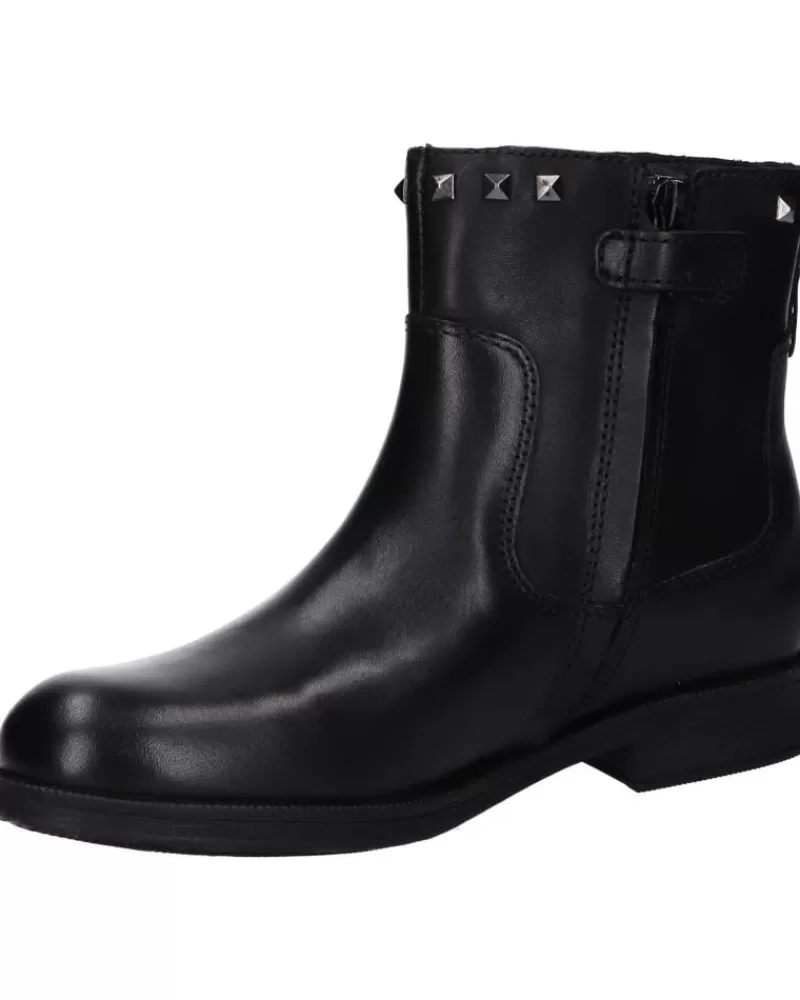 Woman GEOX Woman And Girl Mid Boots J1649E 00043 Jr Agata C9999 Black