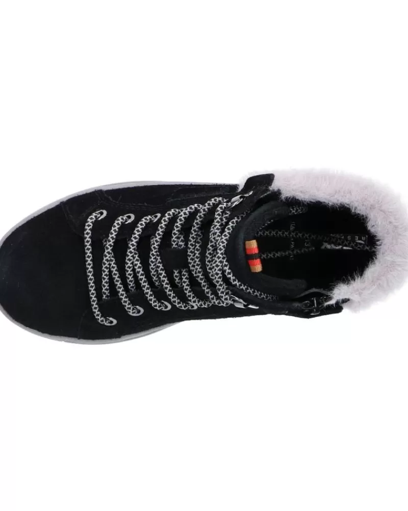 Girl GEOX Shoes-Woman And Girl Mid Boots J26Cva 00022 J Rebecca Girl Wpf C9999 Black