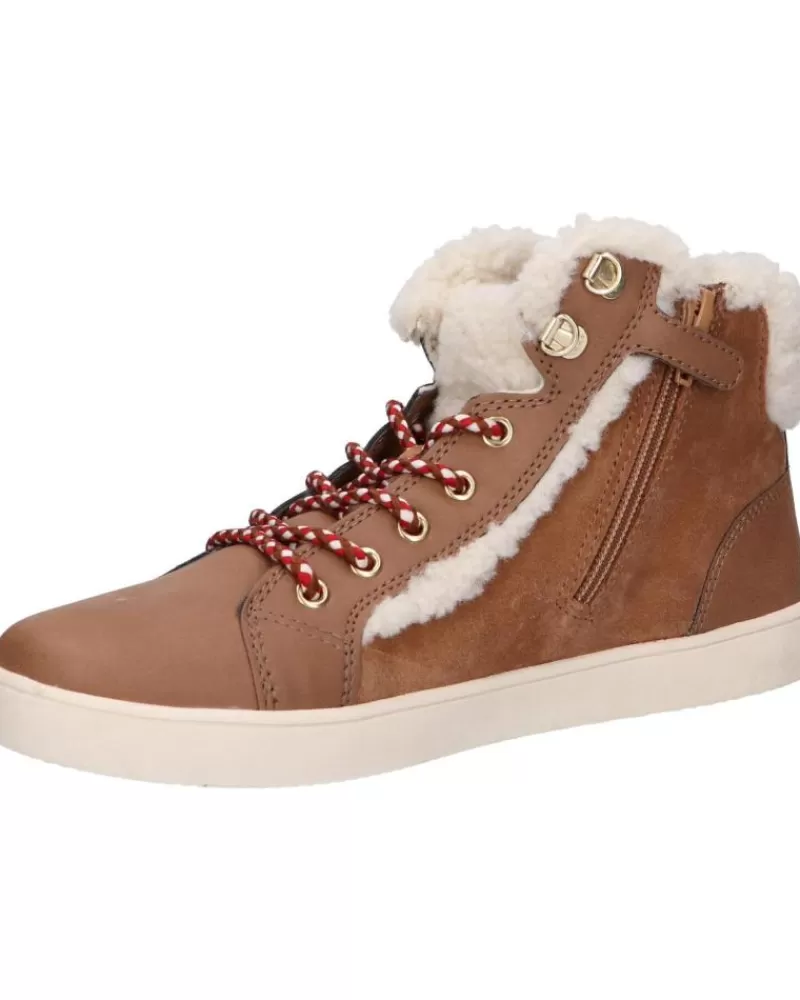 Woman GEOX Woman And Girl Mid Boots J26Euc 022Bh J Kathe Girl C6627 Whisky