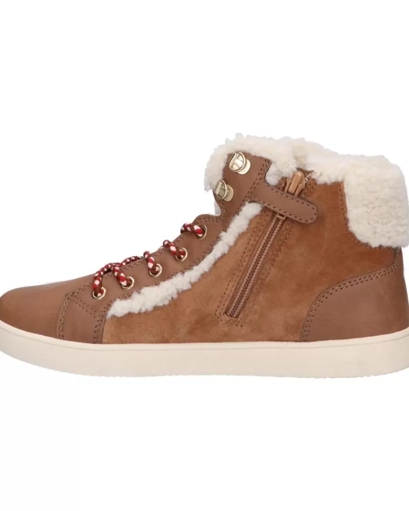 Woman GEOX Woman And Girl Mid Boots J26Euc 022Bh J Kathe Girl C6627 Whisky