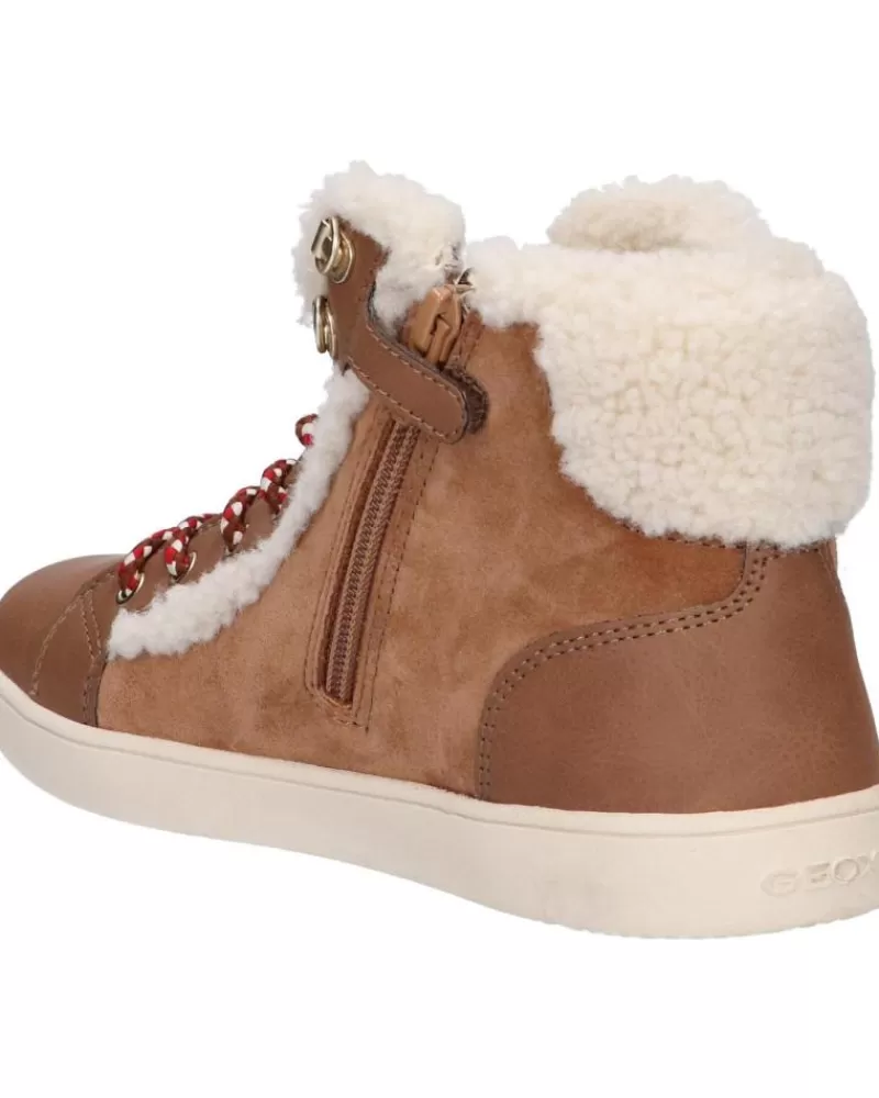Woman GEOX Woman And Girl Mid Boots J26Euc 022Bh J Kathe Girl C6627 Whisky