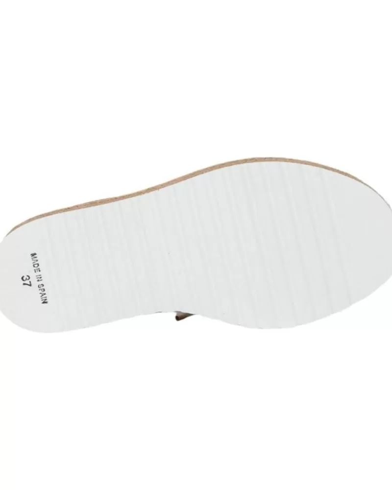 Girl EVA MAÑAS Sandals-Woman And Girl Sandals Eva Manas Ibicenca Piel 1244 Nude