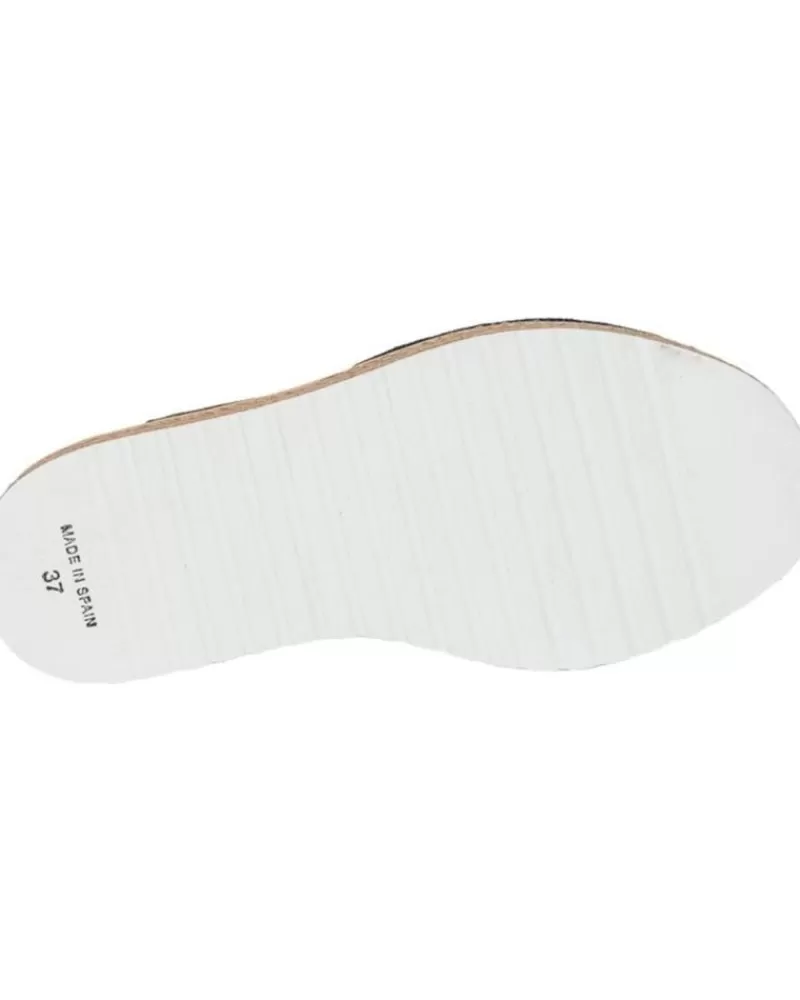 Girl EVA MAÑAS Sandals-Woman And Girl Sandals Eva Manas Ibicenca Piel 1244 Oceano