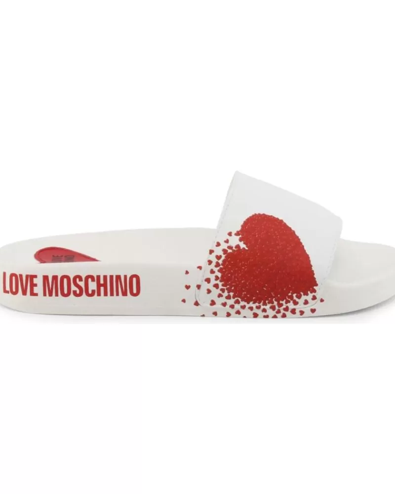 Girl LOVE MOSCHINO Sandals-Woman And Girl Sandals - Ja28012G1Ei15 White