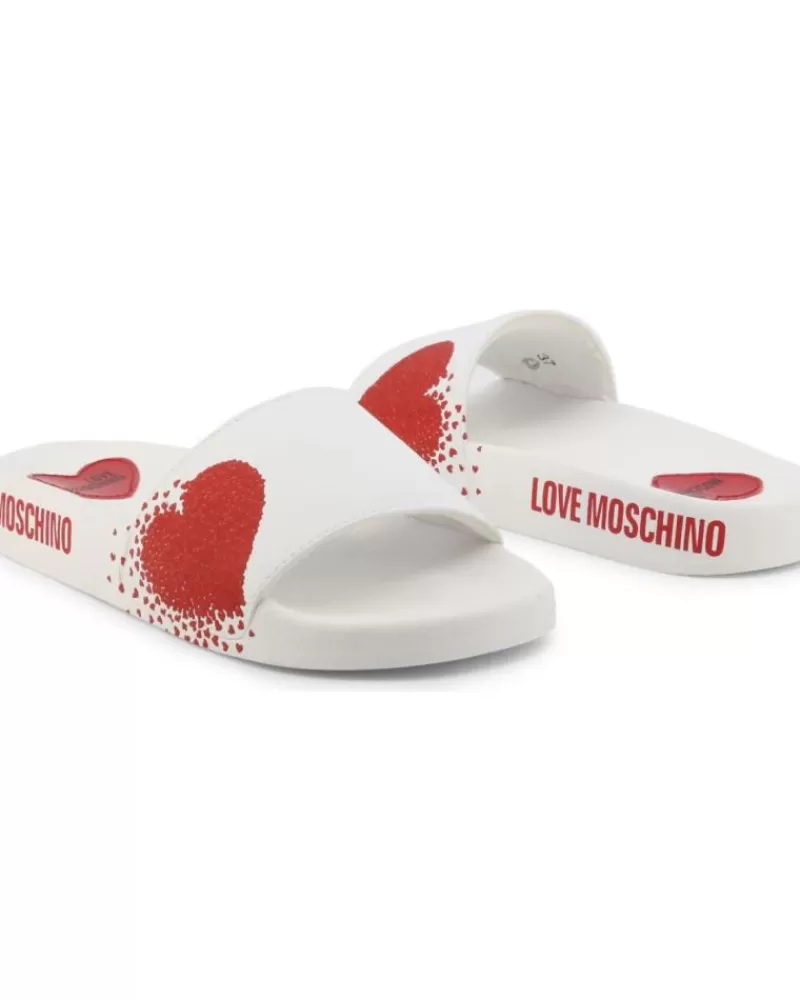 Girl LOVE MOSCHINO Sandals-Woman And Girl Sandals - Ja28012G1Ei15 White