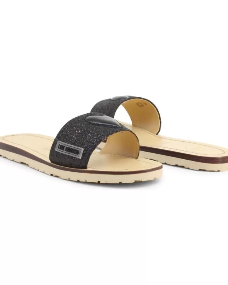 Girl LOVE MOSCHINO Sandals-Woman And Girl Sandals - Ja28091G0Aja Black