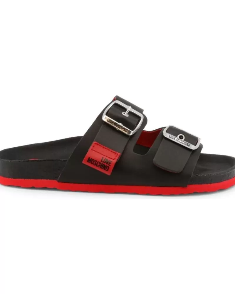 Girl LOVE MOSCHINO Sandals-Woman And Girl Sandals - Ja28103G1Eiaz Black
