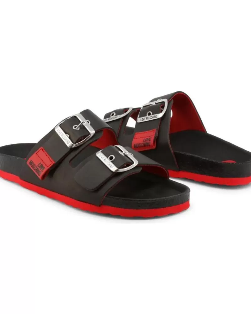 Girl LOVE MOSCHINO Sandals-Woman And Girl Sandals - Ja28103G1Eiaz Black