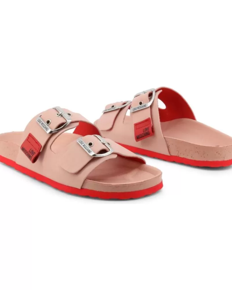 Girl LOVE MOSCHINO Sandals-Woman And Girl Sandals - Ja28103G1Eiaz Pink