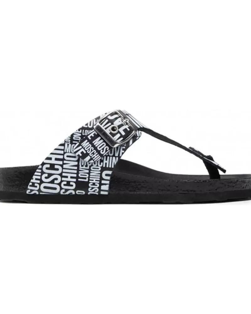 Girl LOVE MOSCHINO Sandals-Woman And Girl Sandals - Ja28133G1Eij0 Black