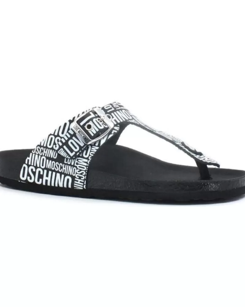 Girl LOVE MOSCHINO Sandals-Woman And Girl Sandals - Ja28133G1Eij0 Black