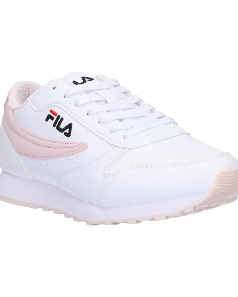 Girl FILA Sports Shoes-Woman And Girl Trainers 1010308 13256 D8 Orbit White