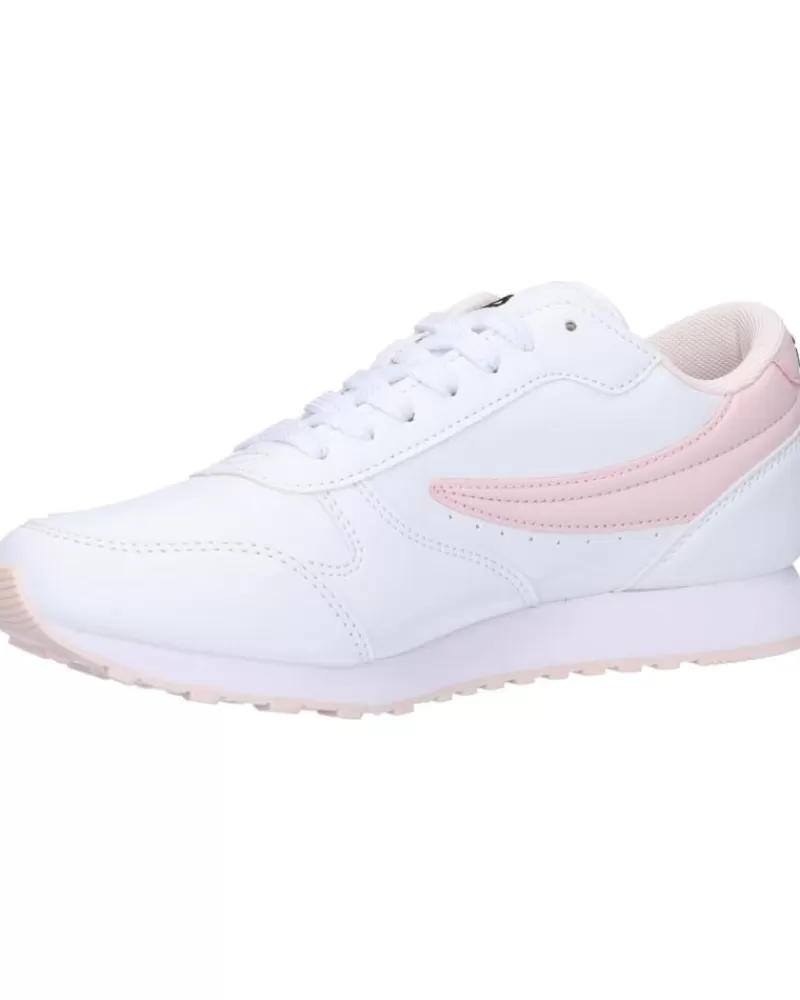 Girl FILA Sports Shoes-Woman And Girl Trainers 1010308 13256 D8 Orbit White