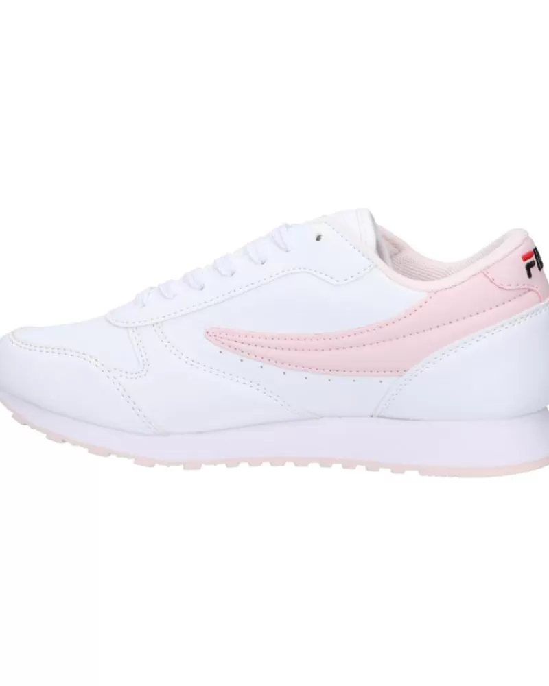 Girl FILA Sports Shoes-Woman And Girl Trainers 1010308 13256 D8 Orbit White
