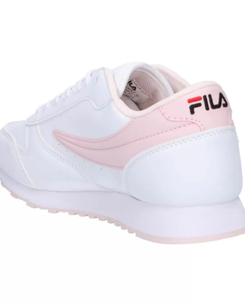 Girl FILA Sports Shoes-Woman And Girl Trainers 1010308 13256 D8 Orbit White