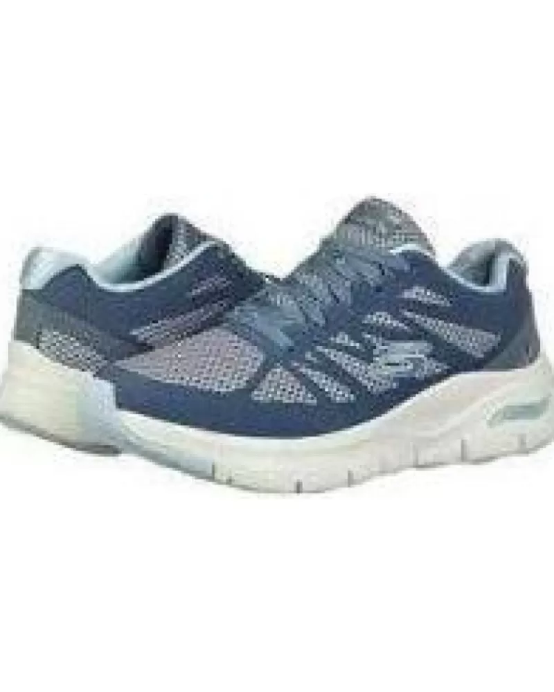 Girl SKECHERS Sports Shoes-Woman And Girl Trainers Sneakers 149055 Marino Azul