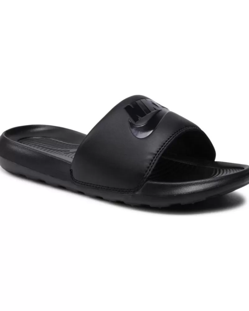 Man NIKE Woman And Man And Boy Flip Flops Cn9677-004 Victori One Slide Wmns Black-Black-Black