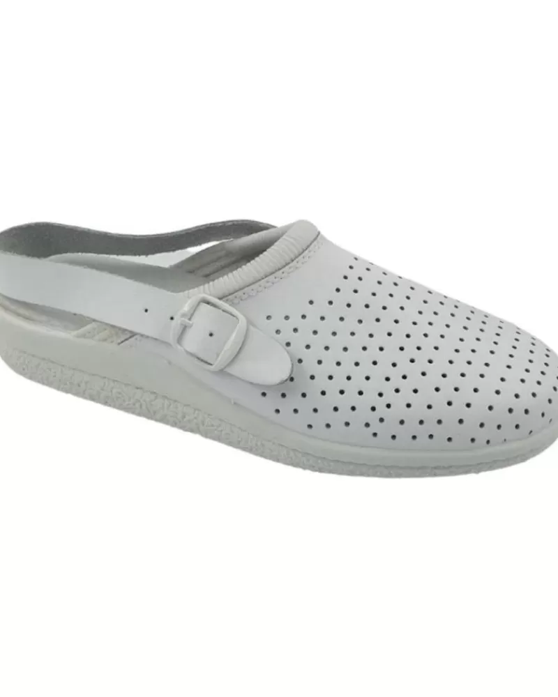 Boy JAVER Clogs-Woman And Man And Boy Shoes Calzado De Trabajo Varios 15423 Blanco