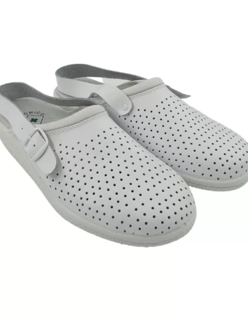 Boy JAVER Clogs-Woman And Man And Boy Shoes Calzado De Trabajo Varios 15423 Blanco