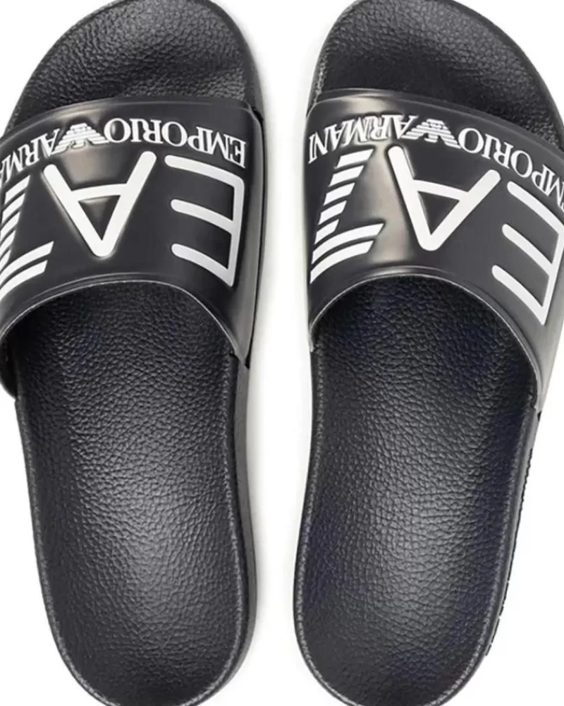 Woman EMPORIO ARMANI Woman And Man And Girl And Boy Flip Flops Xcp001 Xcc22 00285 Azul