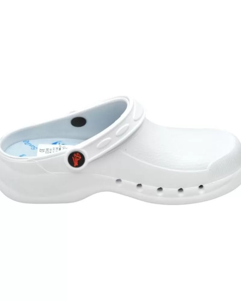 Man DIAN Woman And Man Clogs Eva Plus Zueco Unisex Para Plantillas Blanco