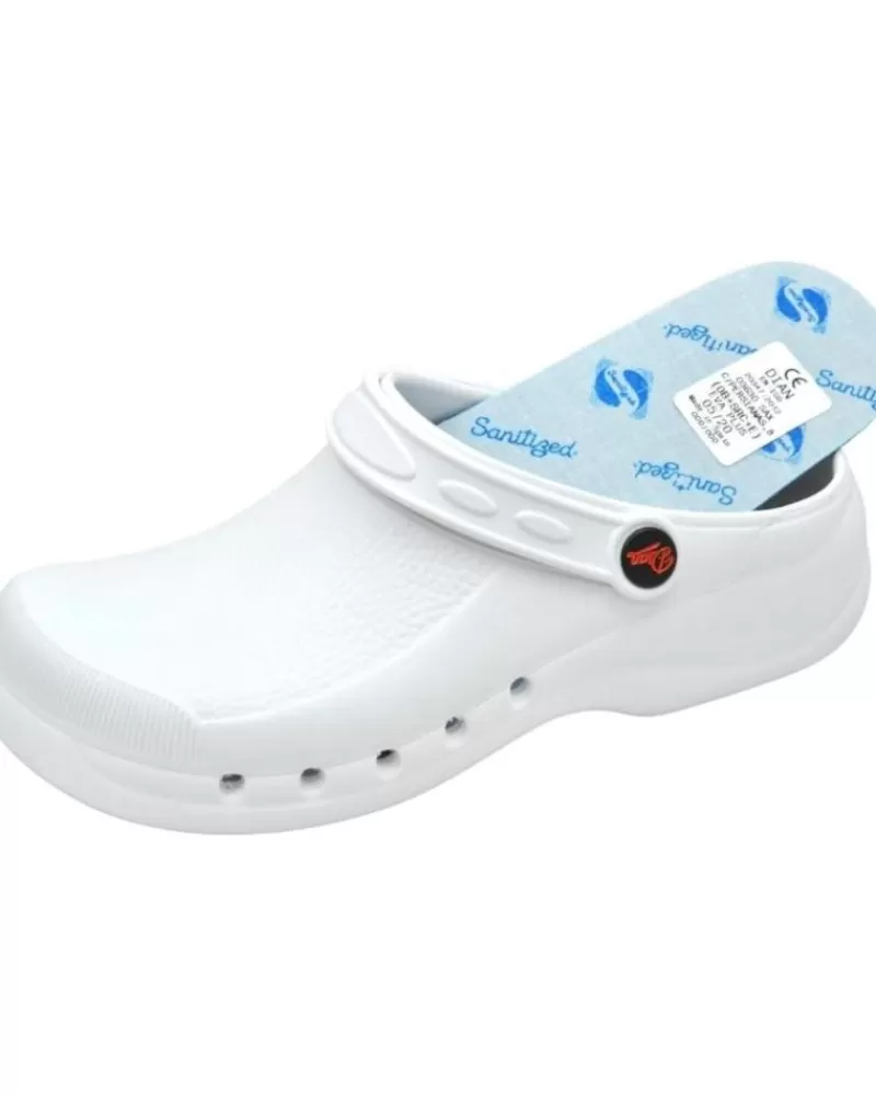 Man DIAN Woman And Man Clogs Eva Plus Zueco Unisex Para Plantillas Blanco