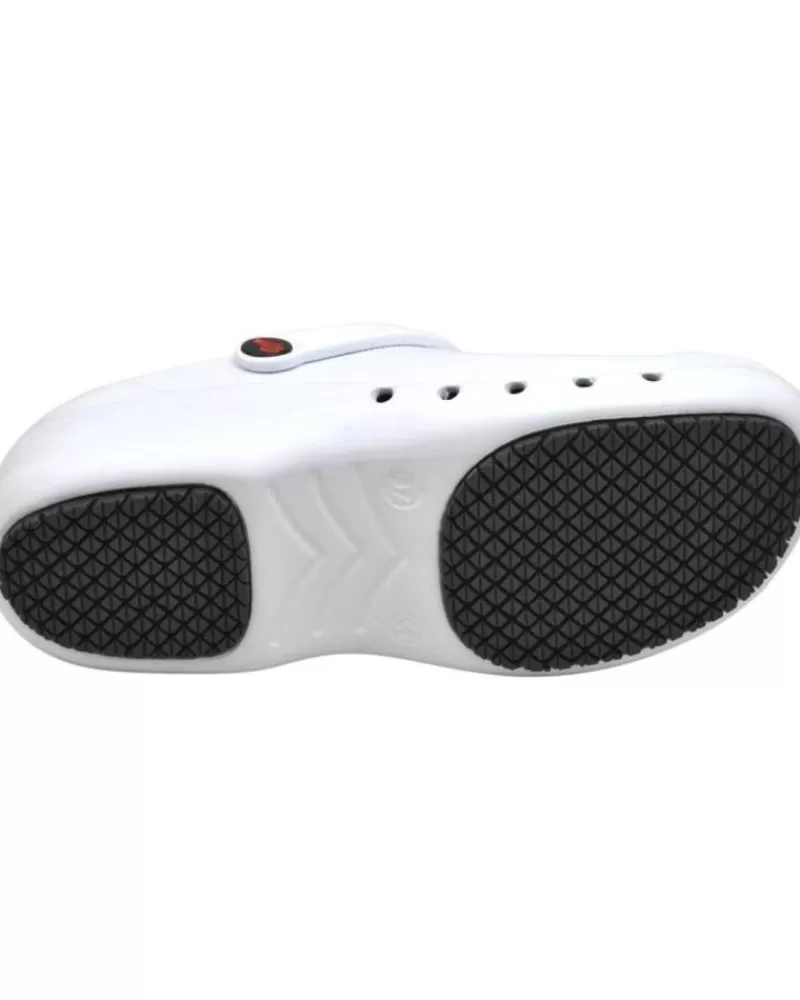 Man DIAN Woman And Man Clogs Eva Plus Zueco Unisex Para Plantillas Blanco