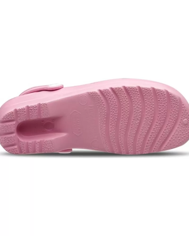 Man FELIZ CAMINAR Woman And Man Clogs Zuecos Sanitarios Flotantes Gruyere - Rosa